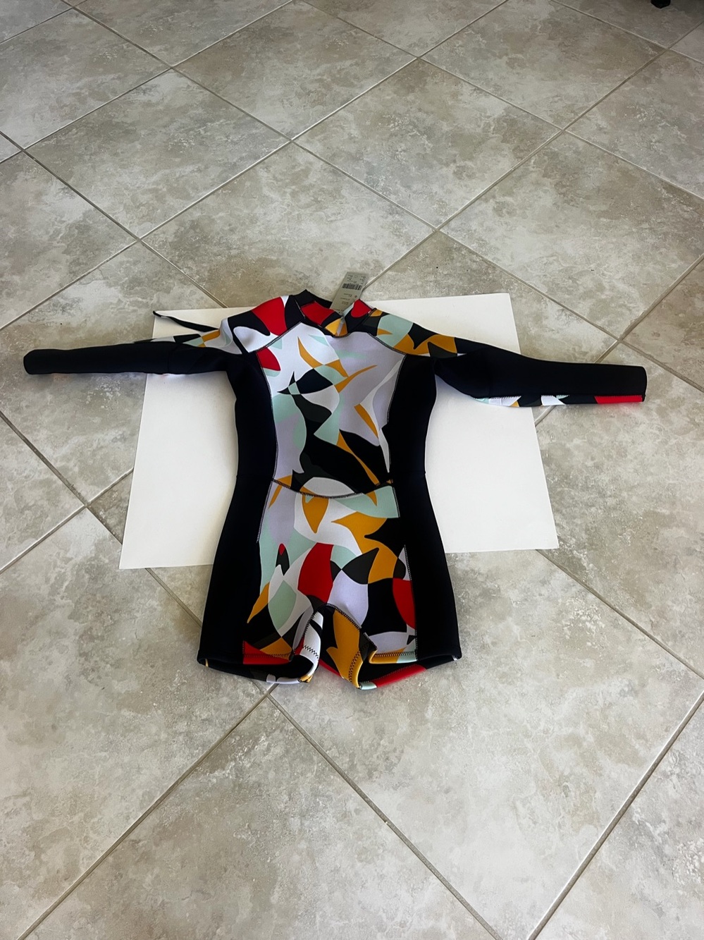 Sweaty Betty Eco Multicolor Long-Sleeve Women's Small Neoprene Wetsuit